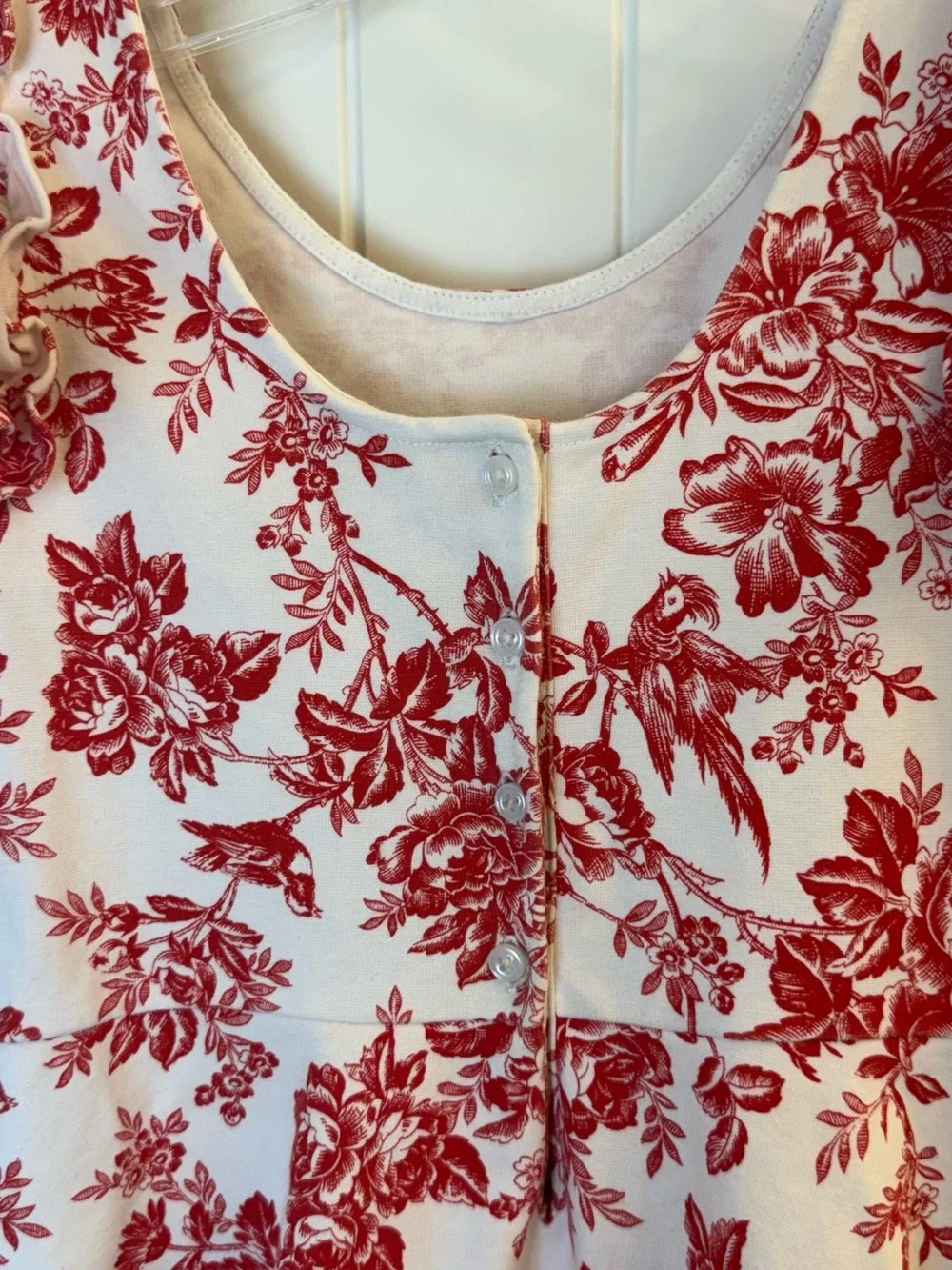 Janie and Jack American Girl collab Floral Toile Holiday Dress sz 8